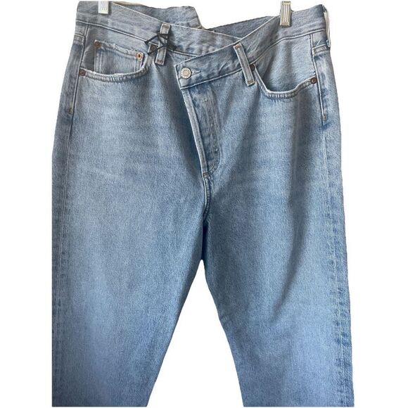 AGOLDE Women's Criss Cross Straight-Leg Jeans Size 30 NEW - Picture 9 of 11